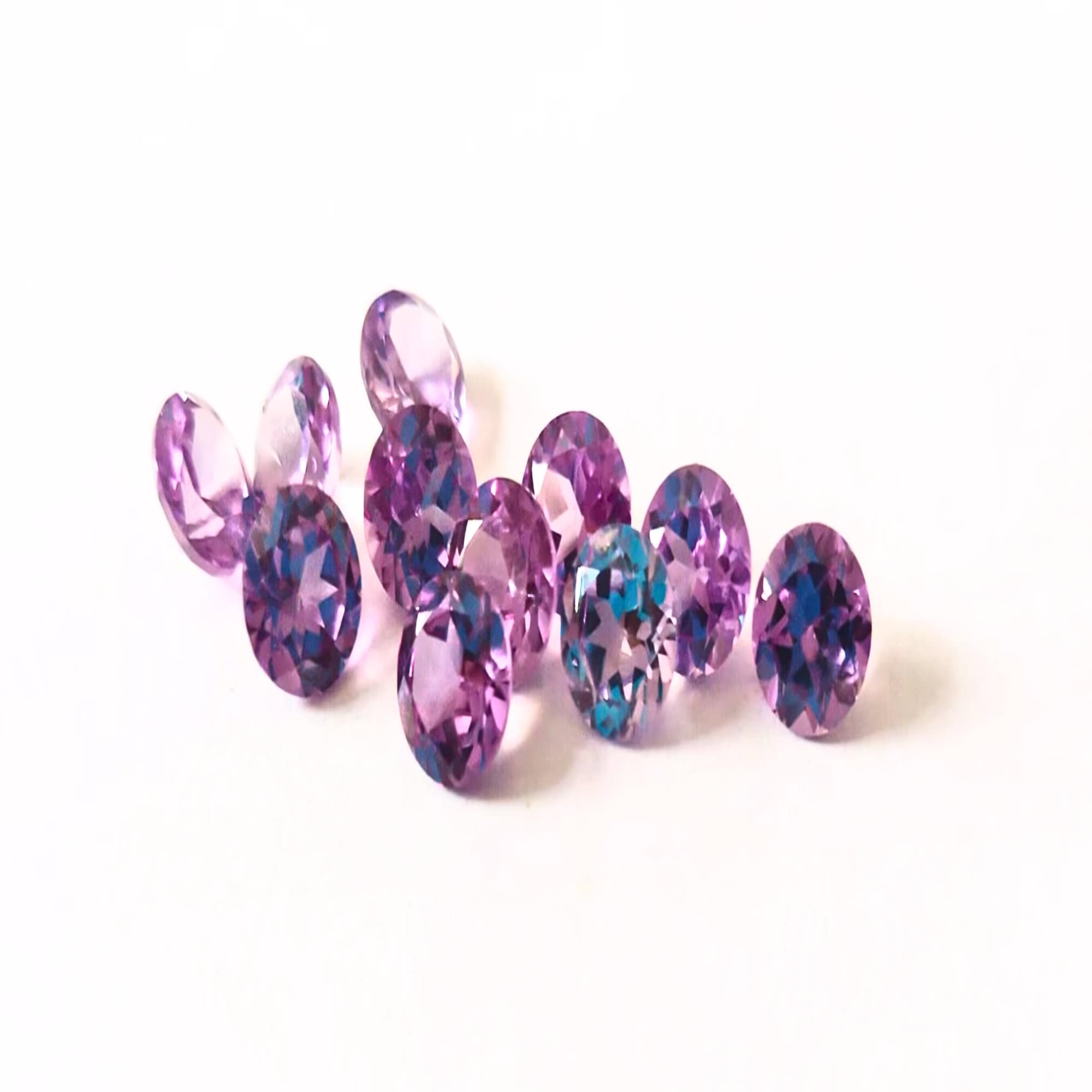 Faceted Alexandrite Gemstone: Color Changing Stone, Round Cut (2MM-15MM ...
