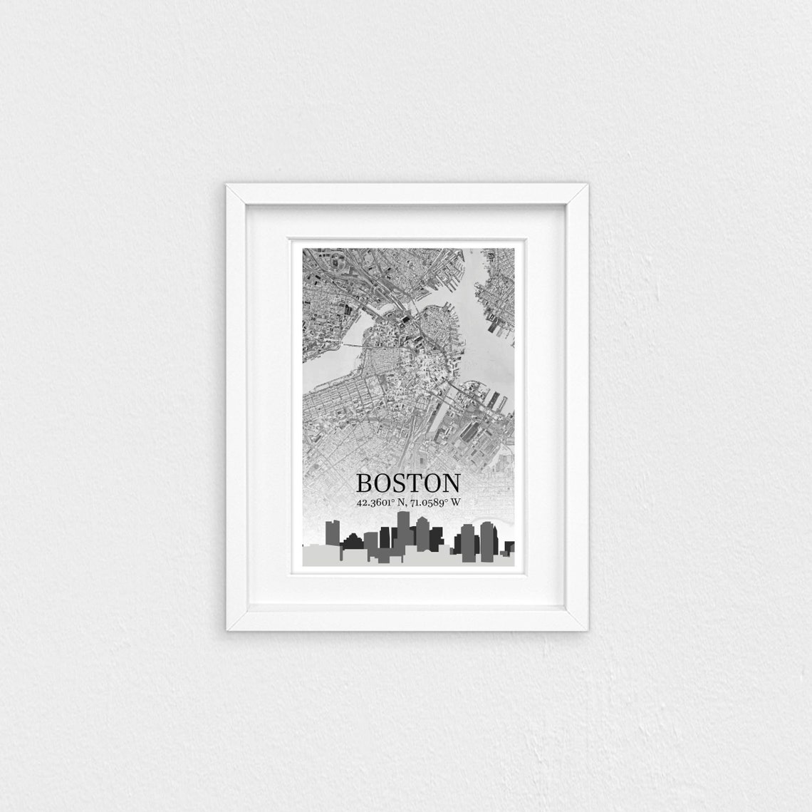 Boston, Printable Wall Decor, Boston Wall Art, Boston Wall Decor