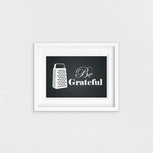 Be Grateful Printable Wall Decor