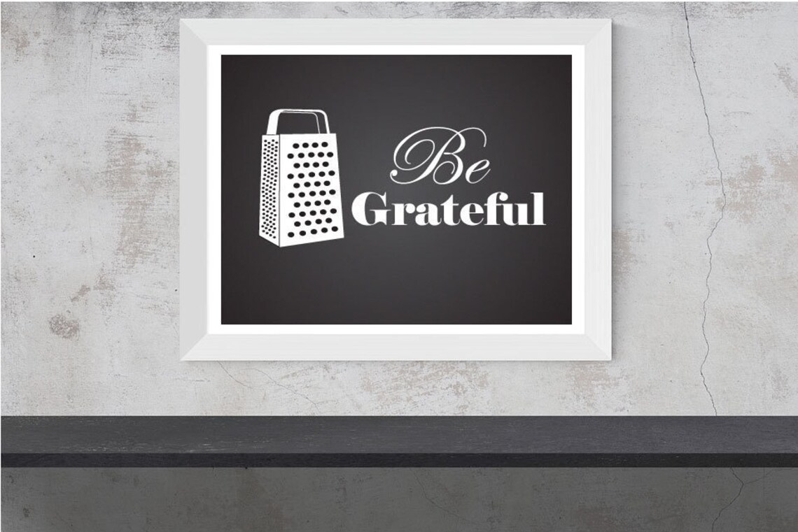Be Grateful Printable Wall Decor - Etsy