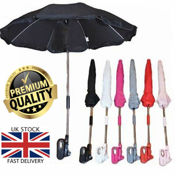 New Baby Pesci Universal Sun Rain Umbrella Pram Poussette Canopy Parasol Shade