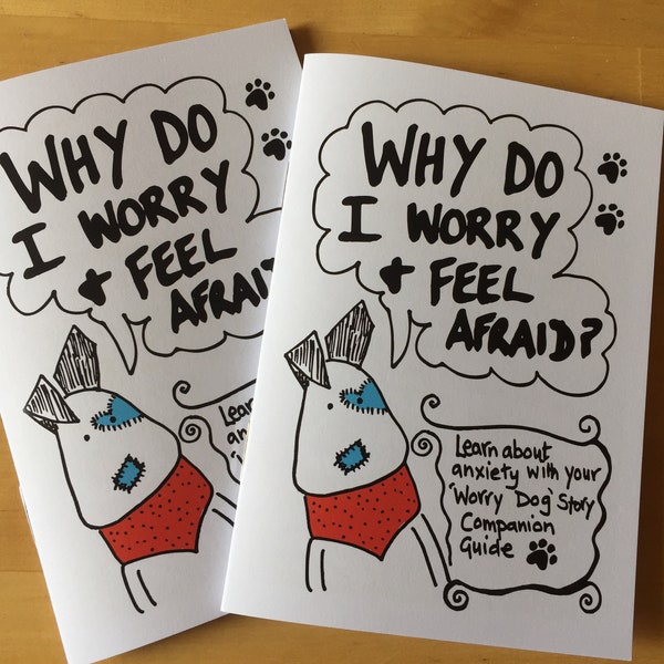 Pocket-sized zine for children and young people to understand feelings of anxiety, fear & reduce stress- Why Do I worry and feel afraid?