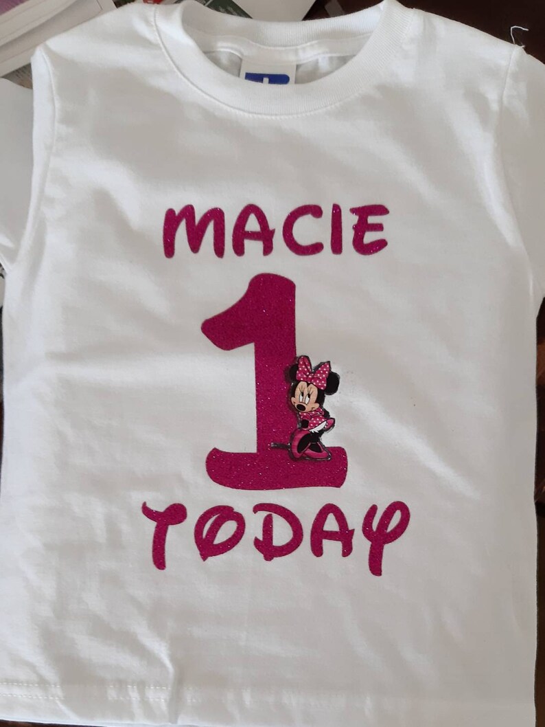 personalised first birthday t shirt