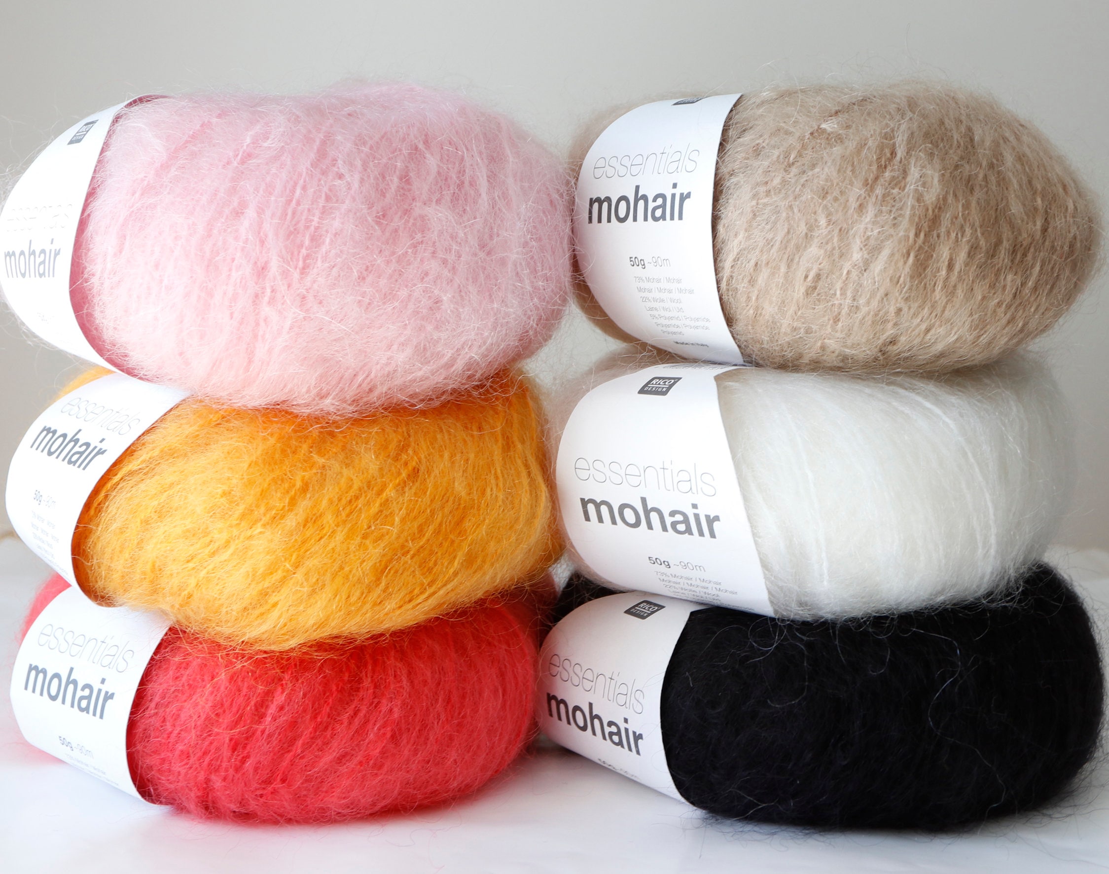 Mohair Rico Design Mohair wool knitting yarn Etsy