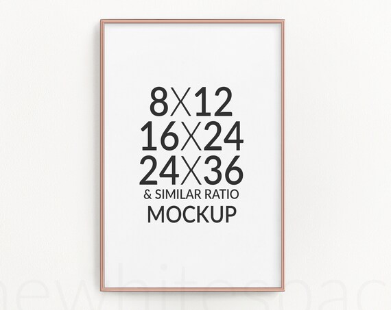 Copper Frame Mockupstock Photomockupbronze Frame Mockups Branding Mockupportrait Mockupclean