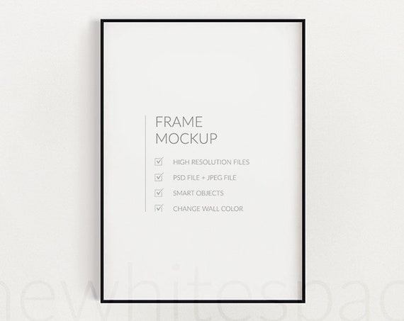 Mockup Frameframe Mockupposter Mockup Psdmodern Mockup Thin Minimal Frameclean