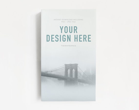 Book Mockup Book Cover Mockup Minimalist Book Mock Up
