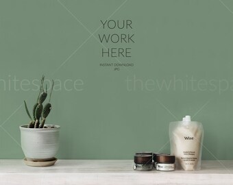 Download Botanical Bathroom Mockup Scandinavian Spa Mock Up Washroom Mockup Stock Photo Mockups Minimal Interior Mock Up Blank Wall Poster Mockup Packaging Psd Mockup Template PSD Mockup Templates