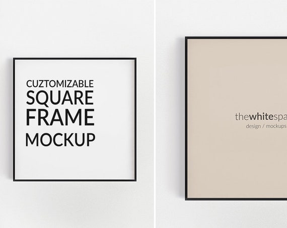Frame Mockupsquare Frame Mockupthin Frame Mockupmodern Framemock Framesquare Mock