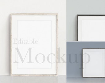 11x14 Frame Mockup, Poster Mockup, Print Mockup, Design Mockup, Wooden Frame Mockup, Clean Mockup, Wall Art Mockup, Mockups, Customizable
