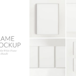 Thin Frame Mockup Bundleposter Mockupframe Mockupmockup Etsy