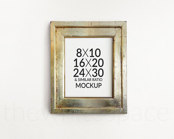 Rustic Frame Mockupold Frame Mockuppainting Mockupart Mockupgold Frame Mockup8x10