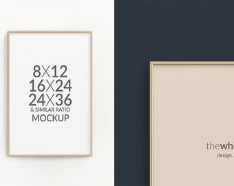 Gold Frame Mockup Mock Up 16x24 Mockup 8x12 Frame Mockup Branding Poster Mockups Mockup Frame Photo Mockup Instant Download All Psd Mockups Template