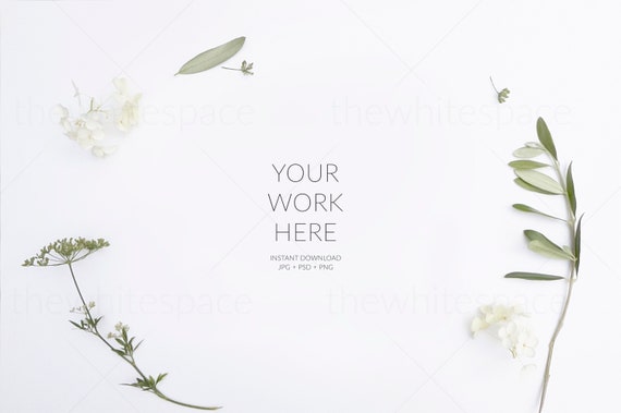 Flatlay Mockupflatlay Stock Photographybotanical Stock Photosocial Media Imageblog Imagesinstagrammarketingwebsite