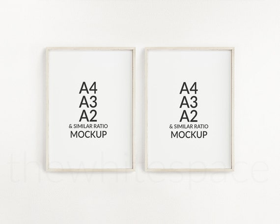 Thin Frame Mockuprustic Frame Mockupstyled Stock Photographytwo Frames Mockupdouble