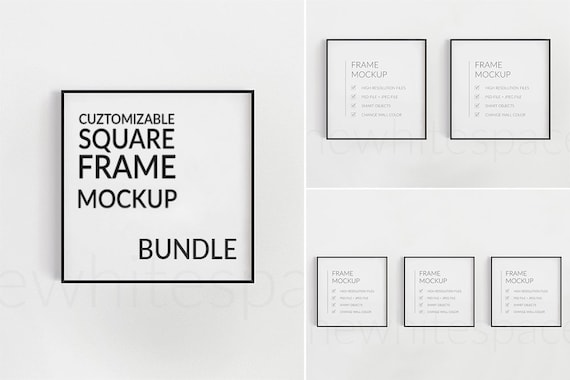 Thin Frame Mockup Bundleposter Mockupframe MockupFrame Mockupsbranding Mockupclean