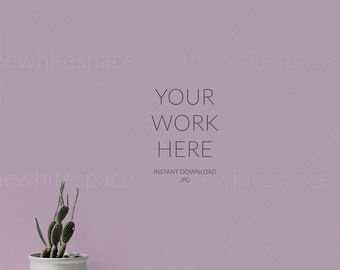 Botanical Bathroom Mockup Scandinavian Spa Mock Up Washroom Etsy