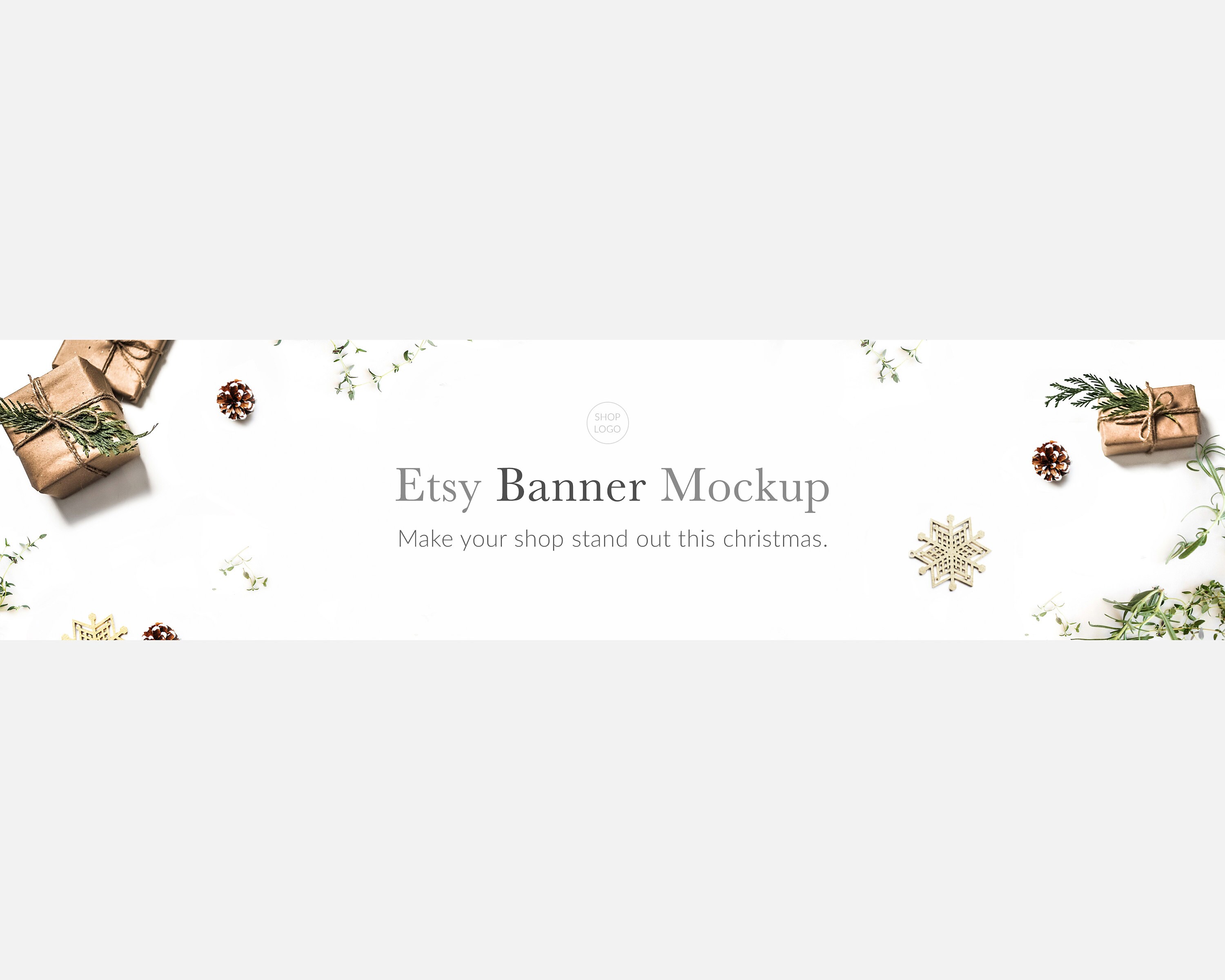 Etsy-Shop-Banner, Etsy-Shop-Kit, Etsy-Shop-Grafiken,  Weihnachts-Shop-Banner-Vorlage, Etsy-Banner, Etsy Xmas Banner, Website Hero  Image For Etsy Banner Template