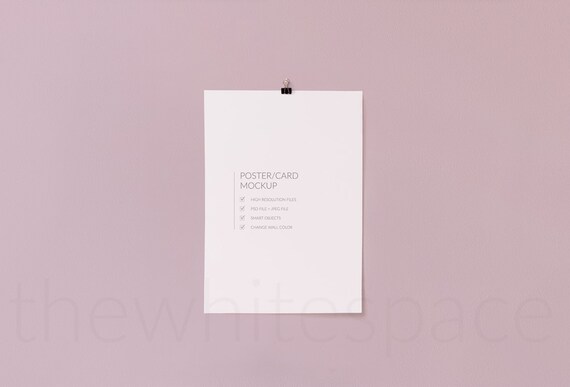 5x7 Poster Mockupprint Mockupminimalist Card Mockupwall Art Etsy