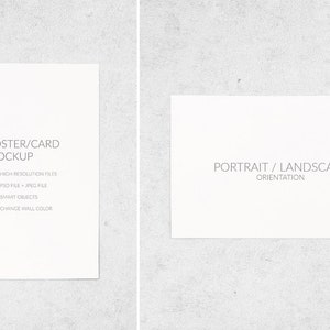 4x6 Greeting Card Mockupwhite Postcard Mockupcard Etsy