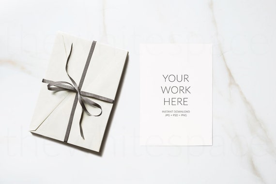 Styled Stock Photography 5x7 Card And Envelope Mockup Etsy