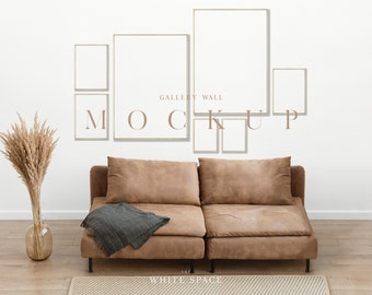 Gallery Wall Mockup, Styled Mockup, Editable Mockup, Wall Art Mockup, Mockup Frame, Art Mockup, Poster Mockup, Frame Mockup, Sofa Mockup