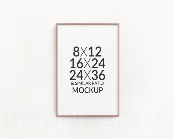 Copper Frame Mockupstock Photomockupbronze Frame Mockups Etsy