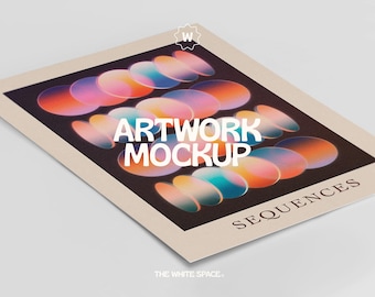 Poster Mockup 4:5 Ratio, 8x10, 16x20, 24x30 Mock up, Greeting Card Mockup, Artwork Print Mockup, Branding Mockup PSD Digital Download Mockup