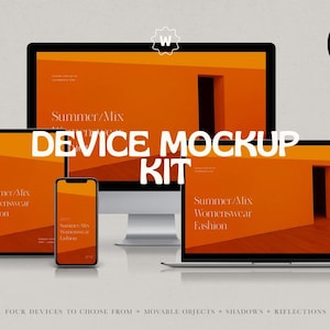Device Mockup Kit, Digital Mockup, Screen Mockup, iPhone Mockup, iPad Mockup, Macbook Pro Mockup, iMac Mockup, Phone Mockup, Laptop Mockup