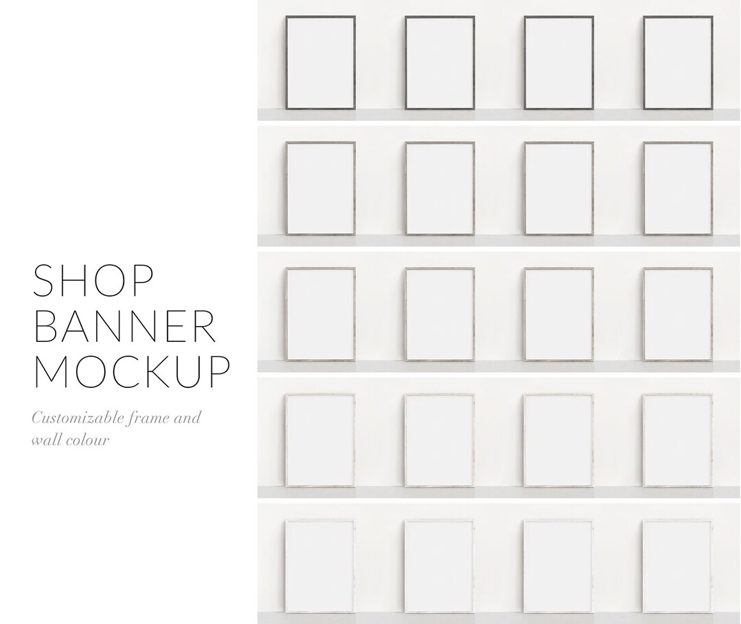 Etsy Shop Banner Frame Mockup Etsy Cover Photoetsy Cover Etsy UK