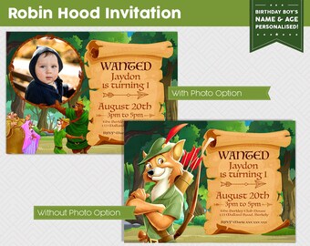 Robin Hood Party Etsy