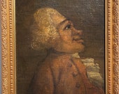 18th C, Original Oil on Canvas, Attrib. THOMAS PATCH (UK, 1725-1782), Caricature of a Gentlemen