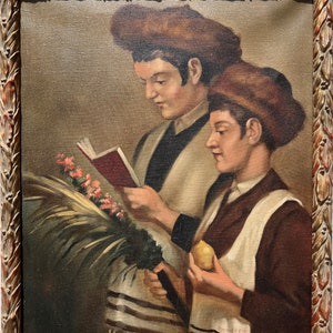 Famous Hungarian-Jewish Artist Zoltan Szemerey 1908-2009 Oil painting on canvas