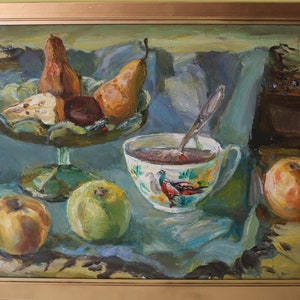 Famous Belorussian Artist Korobushkin (1932-2015) Original Oil painting on board