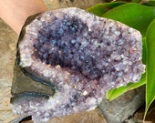 Amethyst Crystal Cluster, Boho Decor, Raw Uruguayan, Natural, Geode, Anxiety Relief, Large Crystals, Bohemian, Yoga Decor, Reiki Healing