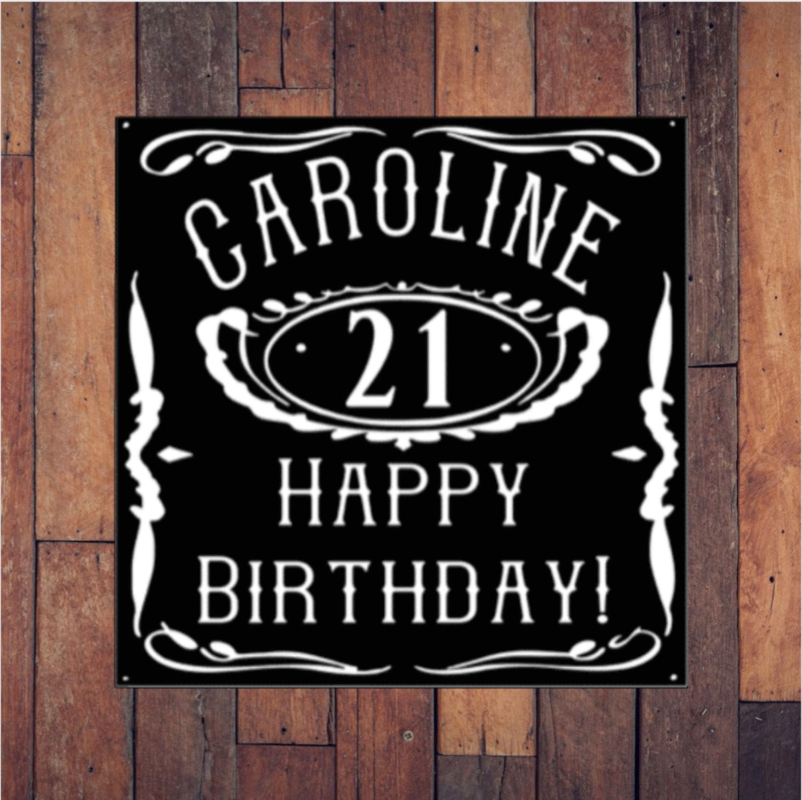 Custom Personalized Jack Daniels Birthday Label for Shooters Etsy