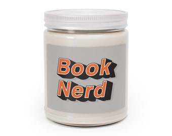 Book Nerd Themed Scented Candles, 9oz