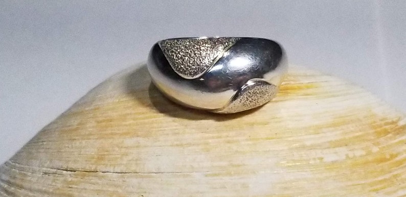 Vintage Sterling Silver Tapered Ring