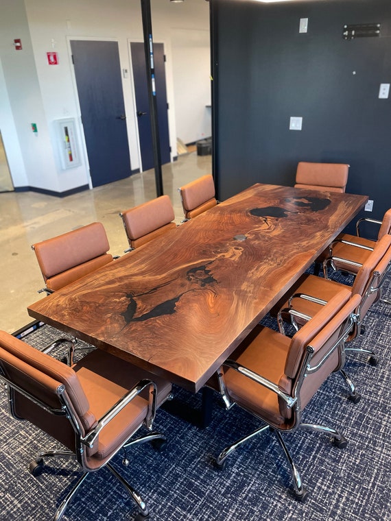 Walnut Conference Table Etsy UK