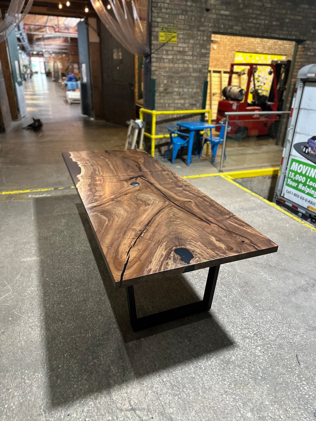 Claro Walnut Dining Table Etsy