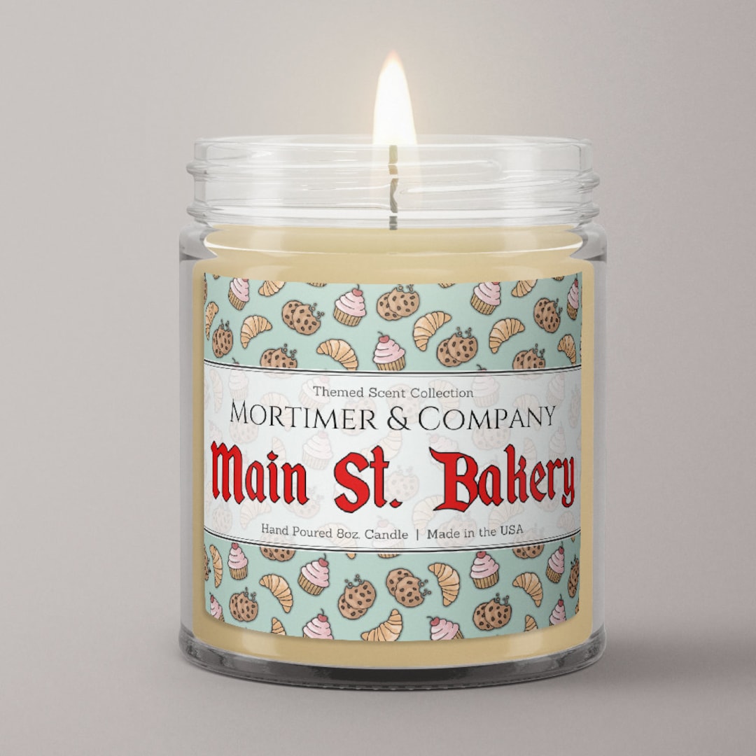 MAIN ST. BAKERY Disney Candle Main Street Bakery Delicious Etsy