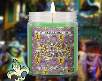 Bayou Adventure Disney Inspired Scented Candle | Princess Tiana Gift | New Orleans Bayou Decor | Tianas Bayou Adventure | Theme Park Candle