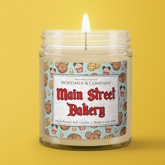 MAIN ST. BAKERY Disney Candle Main Street Bakery Delicious Disney Snacks Inspired Disney Home Decor Disney Scent Disney Gift