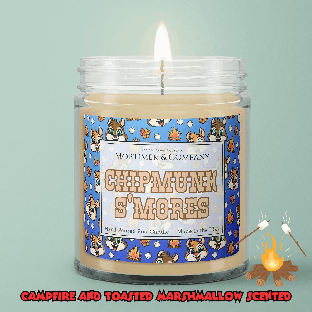 Disney Candle, Chip and Dale Chipmunk Campfire Sing Along Inspired