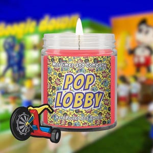 Pop Lobby Disney Inspired Scented Candle | Pop Century Resort Gift | Hotel Lobby Fragrance | Disney World Vacation Gift | Theme Park Candle