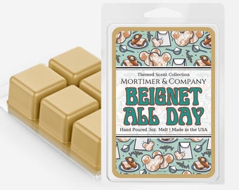 BEIGNET ALL DAY | Shiny Disney Wax Melts | Mickey Mouse Beignet Disney Snacks Inspired | Disney Home Decor | Disney Scent | Disney Gift