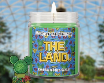The Land Disney Inspired Scented Candle | Living With the Land Gift | EPCOT Greenhouse | Tomato Leaf Garden Fragrance | Theme Park Candle