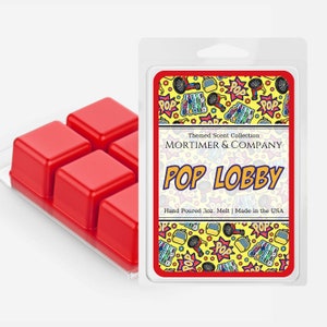 POP LOBBY Disney Inspired Wax Melt | Pop Century Lobby Fragrance | Orange Citrus Peach Scent | Disney Gift Soy Wax
