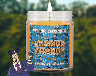 Stijgende oranje Disney-kaars | Op Disney Soarin Over California geïnspireerde huisgeur