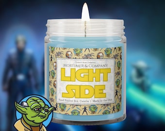 Light Side Disney Star Wars Inspired Scented Candle | Jedi Candle | Galactic Decor | Galaxy's Edge Gift | Theme Park Candle | Star Wars Gift
